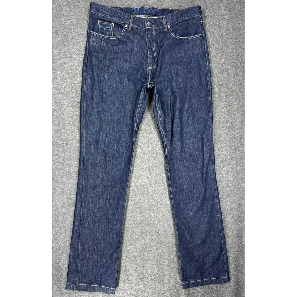 Kimes Ranch Dillon Jeans Mens 38x38 Made USA Dark Wash Western Bootcut